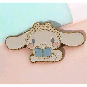 Loungefly Cinnamoroll Sanrio Pajamas Enamel Pin Bunny Hat Lapel Backpack Pin 2"